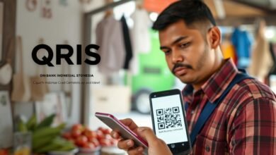 Ilustrasi QRIS untuk Pembayaran Aman UMKM dengan logo resmi Bank Indonesia