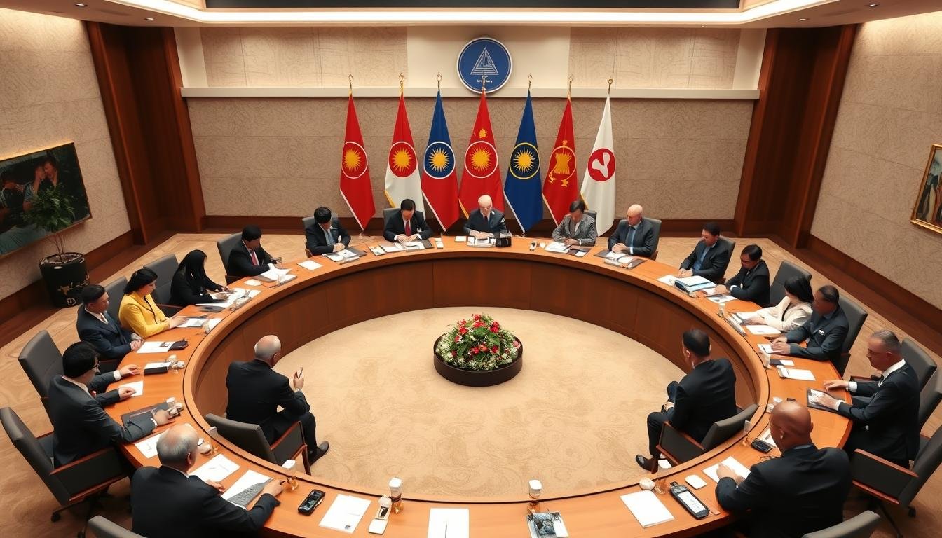Pertemuan para pemimpin ASEAN membahas inisiatif perdamaian global