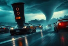 Sirene Peringatan Angin Tornado Hentikan Balap Mobil AS