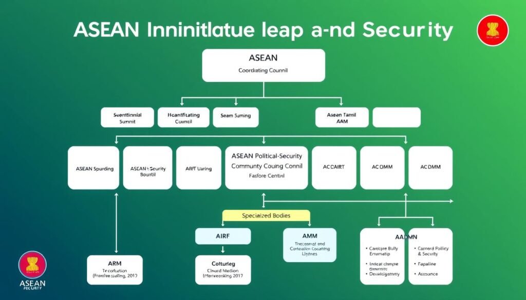 Struktur kelembagaan ASEAN untuk perdamaian dan keamanan Struktur kelembagaan ASEAN untuk perdamaian dan keamanan